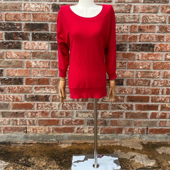 Ann Taylor LOFT silk-blend long sleeve drop waist top / S / Excellent condition - Picture 6 of 11